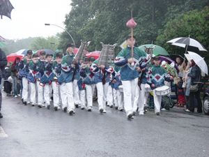 Kinderzug beim Festumzug durch Radeberg